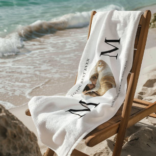 To the Best Mum Photo Heart Beach Towel