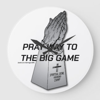 TO THE BIG GAME  LARGE CLOCK