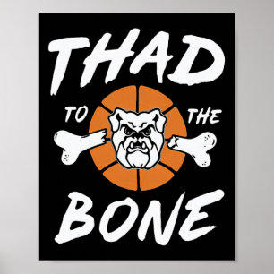To The Bone Fun Bulldog Dog Dad  Poster