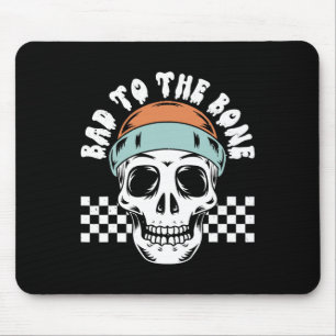 To The Bone Skeleton Halloween Two Birthday Toddle Mouse Pad