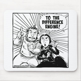 To The Difference Engine Panel Mouse Pad