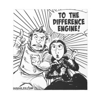 To The Difference Engine Panel Notepad