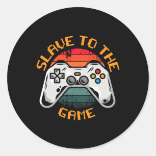 To The Game Shirt Video Games Shirt For Gaming Gam Classic Round Sticker