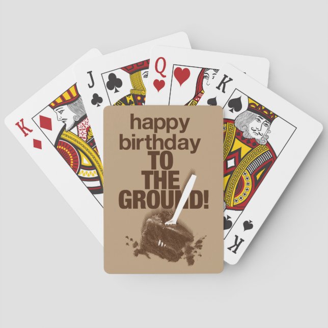 To the Ground Playing Cards (Back)