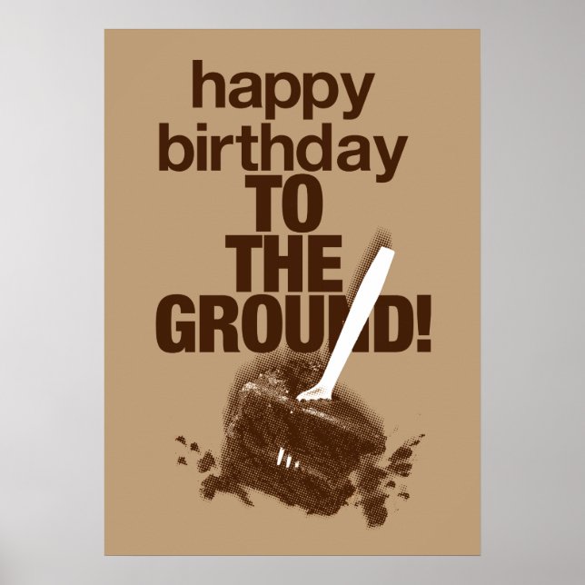 To the Ground Poster (Front)