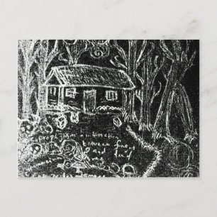 to the happy ending or the broken heart postcard