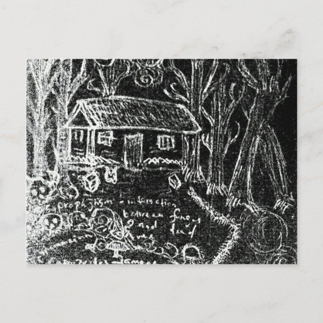 to the happy ending or the broken heart postcard (Front)