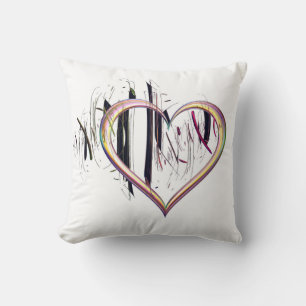 To the Heart Be True Throw Pillow