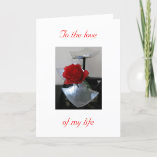 To the love of my life holiday card