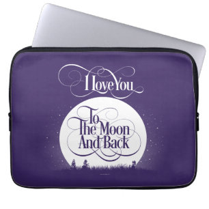 To The Moon And Back Laptop Sleeve