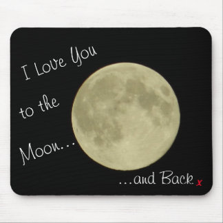 To the Moon and Back Mousemat