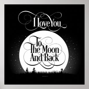 To The Moon And Back Poster