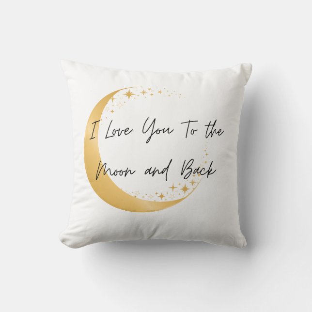 To The Moon & Back Cushion (Front)