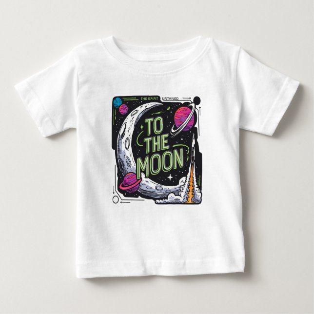 To The Moon! $GME $AMC $NOKshirt  Baby T-Shirt (Front)