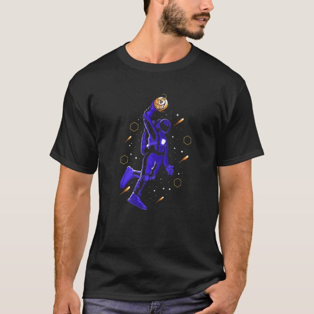 To The Moon, Kuma Inu Coin Crypto Millionaire Toke T-Shirt (Front)