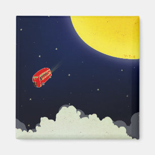 To the moon magnet
