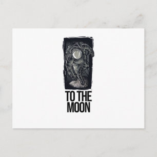 To the Moon Postcard
