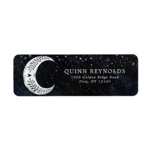 To the Moon   Return Address Label