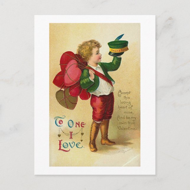 To the One I Love Postcard (Front)