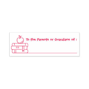 To the Parents or Guardians of Teacher School Self-inking Stamp
