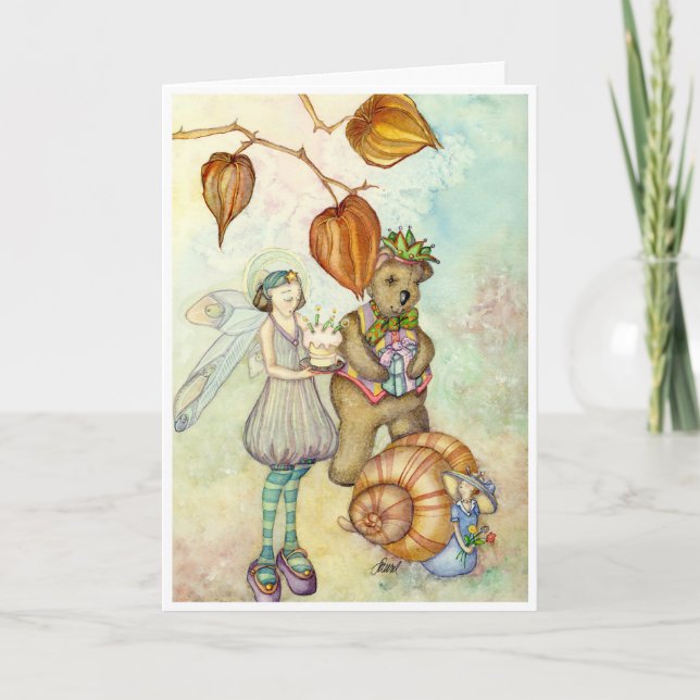 to the party birthday card (Front)