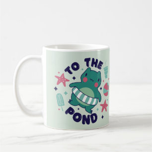 To the Pond Mug – Cute Frog Adventure Gift
