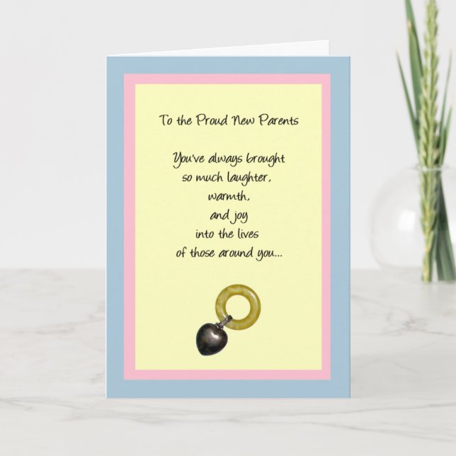 To the Proud New Parents Card (Front)