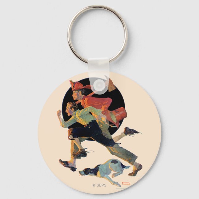 To the Rescue Key Ring (Front)