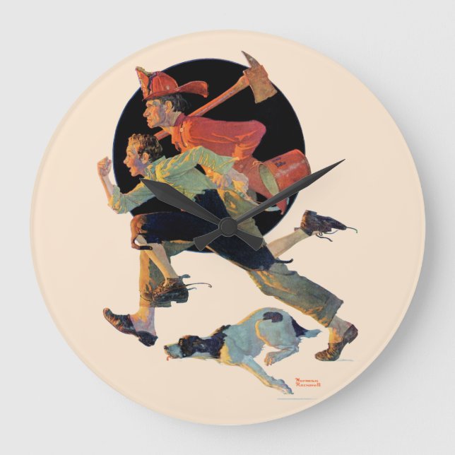 To the Rescue Large Clock (Front)