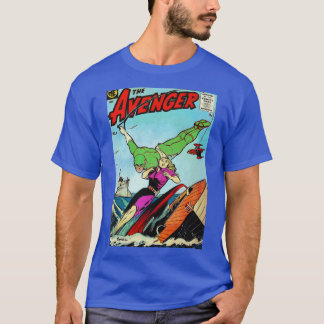 To the rescue Old super hero comic book cover retr T-Shirt