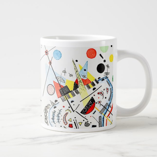 To the Sea and the Sun - Kandinsky Large Coffee Mug (Right)