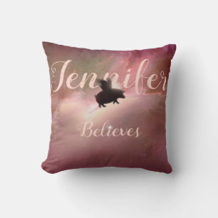 To The Stars On The Wings of A Pig Cushion