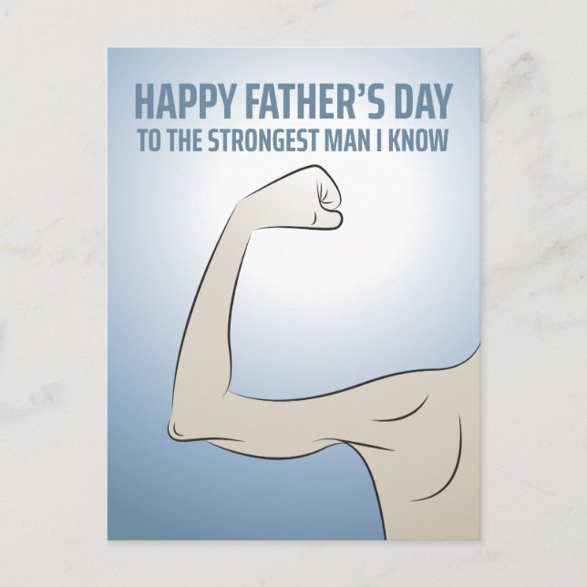 TO THE STRONGEST MAN I KNOW POSTCARD (Front)