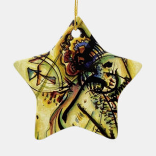 To the Unknown Voice by Kandinsky Ceramic Ornament