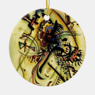 To the Unknown Voice by Kandinsky Ceramic Tree Decoration