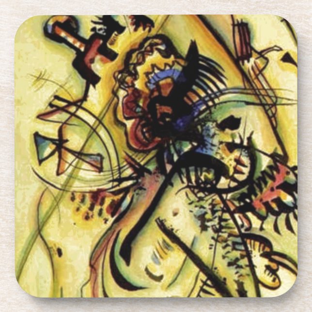 To the Unknown Voice by Kandinsky Coaster (Front)