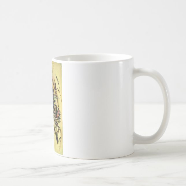 To the Unknown Voice by Kandinsky Coffee Mug (Right)