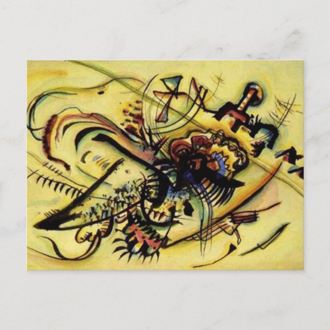 To the Unknown Voice by Kandinsky Postcard (Front)