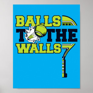to The Walls Paddleball Padel Tennis Padel Poster