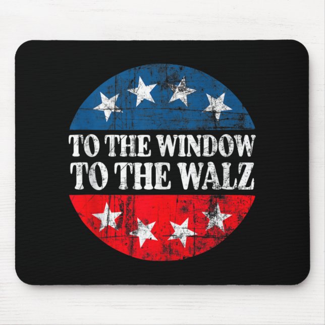 To The Window To The Waltz Kamala Harris B To The  Mouse Pad (Front)