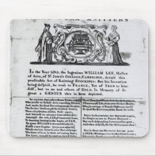To the Worshipful Company of Frame-Work-Knitters Mouse Pad
