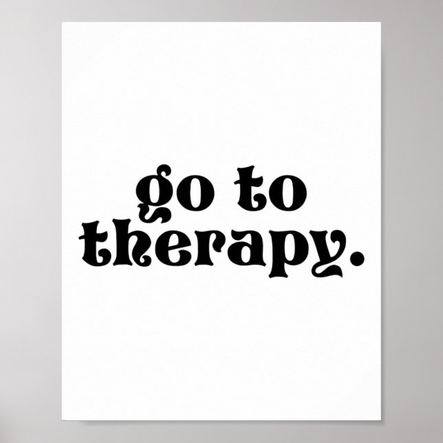 To Therapy Fun Mental Health Issue 1  Poster (Front)