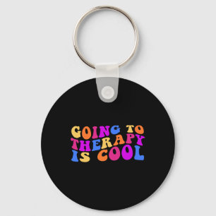 To Therapy Is Cool Mental Health Suicide Awareness Key Ring