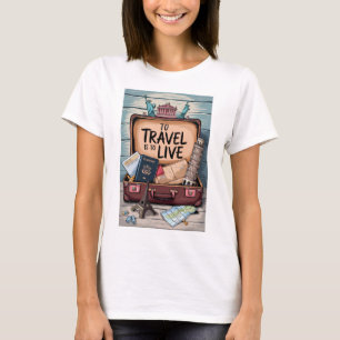 To travel is to live T-Shirt