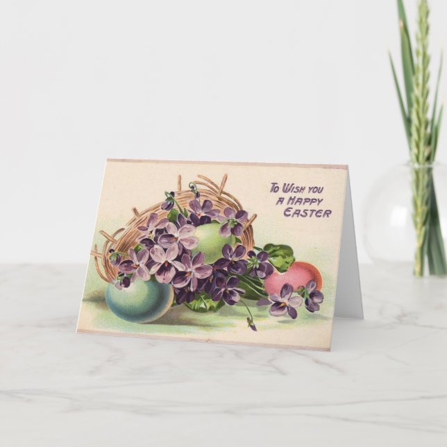 To Wish You A Happy Easter - Card (Front)