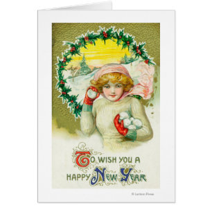 To Wish you a Happy New Year Snowball Fight