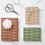To Your Name Modern Handwriting Boho 1 Wrapping Paper Sheet<br><div class="desc">Make the holidays special with gifts from your name or to the person the gift is for. Want silver or gold foil your name? Check out our wrapping paper (or Christmas wrapping paper) collection for more details. In pack of 3. In Multiple colours- Red, Black, White, Green, Blue, Pink, Purple...</div>