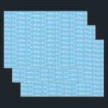 To Your Name Modern Handwriting Light Blue 2 Wrapping Paper Sheet<br><div class="desc">Make the holidays special with gifts from your name or to the person the gift is for. Want silver or gold foil your name? Check out our wrapping paper (or Christmas wrapping paper) collection for more details. In pack of 3. In Multiple colours- Red, Black, White, Green, Blue, Pink, Purple...</div>