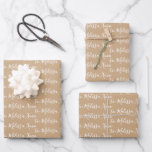 To Your Name Modern Handwriting Light Brown Wrapping Paper Sheet<br><div class="desc">Make the holidays special with gifts from your name or to the person the gift is for. Want silver or gold foil your name? Check out our wrapping paper (or Christmas wrapping paper) collection for more details. In pack of 3. In Multiple colours- Red, Black, White, Green, Blue, Pink, Purple...</div>