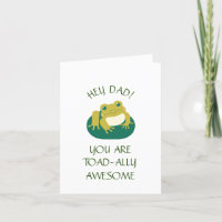 Toad-ally Awesome Dad Father's Day Greetings